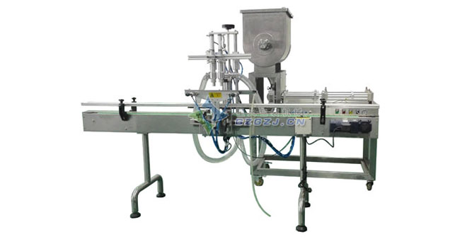 與商洛戶大姐快餐連鎖有限公司合作,定制雙頭臥式攪拌醬料灌裝機