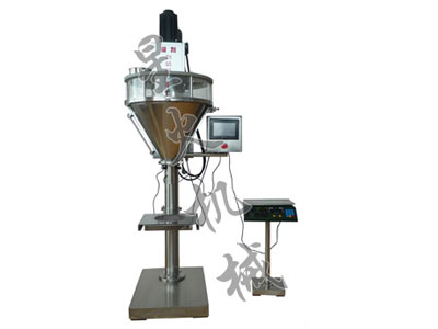 與咸陽親親食品有限公司合作,定制粉劑定量灌裝機