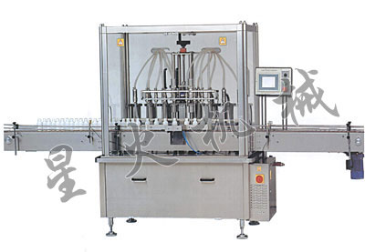 與扶風(fēng)建忠食品有限公司合作,定制直線式全自動灌裝機(jī)