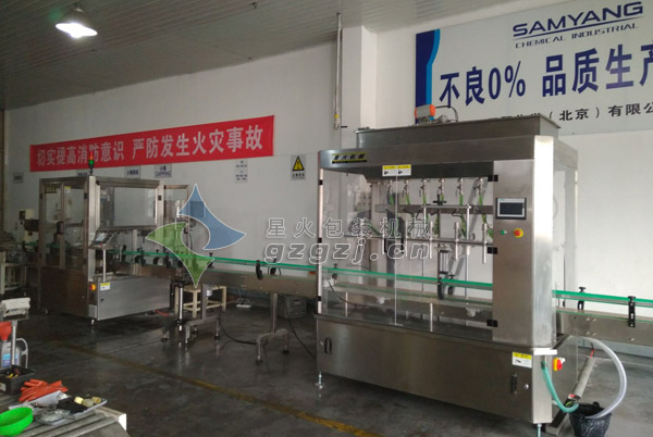 車用添加劑灌裝生產線