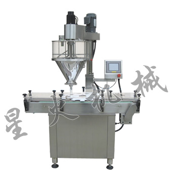 自動喂罐粉末灌裝機