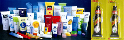 灌裝封尾機包裝樣例