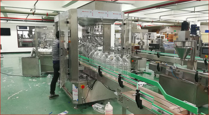 全自動食用油灌裝生產線,大豆油灌裝生產線