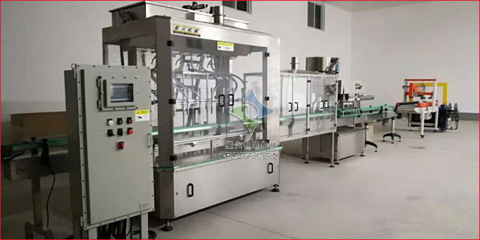 液體化學試劑灌裝生產線,化工液體灌裝流水線