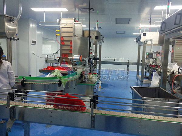 椰奶灌裝生產線客戶車間