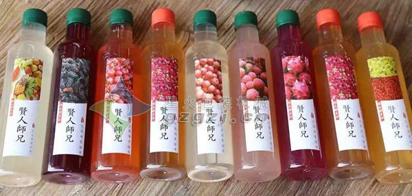 酵素灌裝生產線樣品